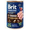 Konzerva Brit Premium by Nature kuře a srdce 400g