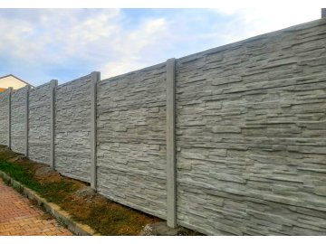 Realizace – betonový plot | Hromnice