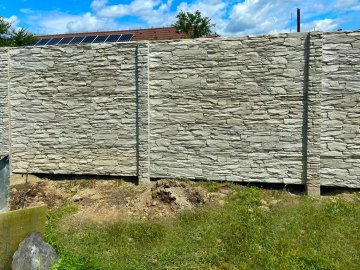 Realizace – betonový plot | Ledenice