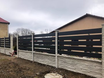 Realizace – hliníkové plotové lamely Alupass | Svitavy
