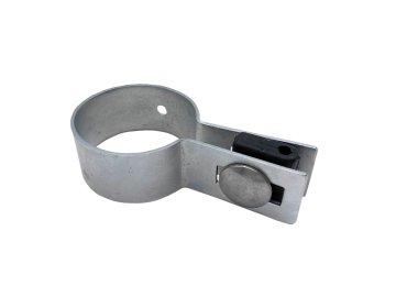 Příchytka plotového panelu na sloupek 48 mm - koncová, zinková