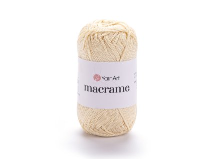 Macrame 165 - tmavá smetanová