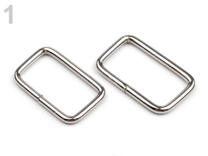 Průvlek / vsuvka 13x25 mm 730191 - 1 nikl