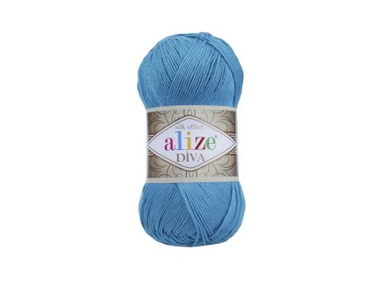 Příze Alize Diva 245 - modrá