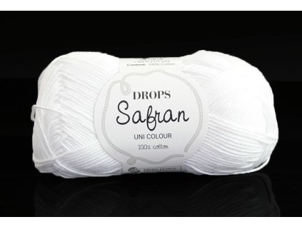 Příze DROPS Safran 17 - bílá