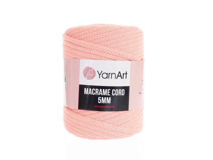 Příze Macrame Cord 767, 5 mm - lososová