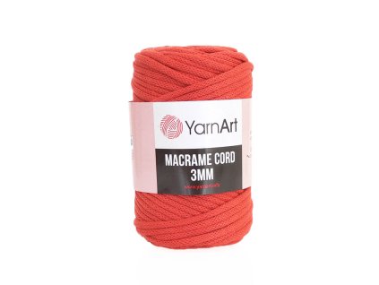 Příze Macrame Cord 785, 3 mm - cihlová