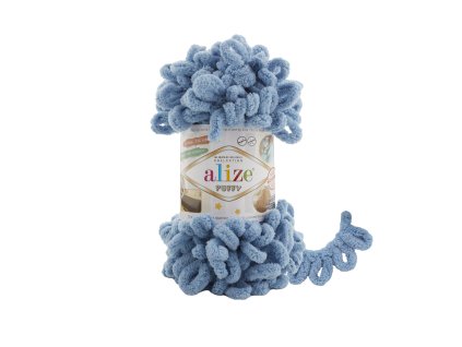 Alize Puffy 280 - šedomodrá