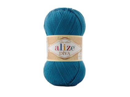 Příze Alize Diva 637 - modrá
