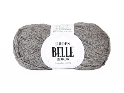 Příze DROPS Belle 07 - šedohnědá, šarže 396