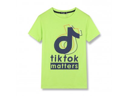 Chlapecké triko - KUGO FC0252, zelinkavá