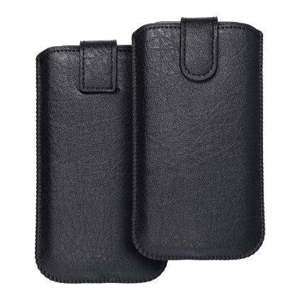Kožené púzdro Forcell - Slim Kora 2 - Apple iPhone 5/5S/5C čierne