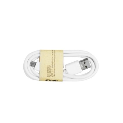 USB Kábel A-B (micro), 1m - biely