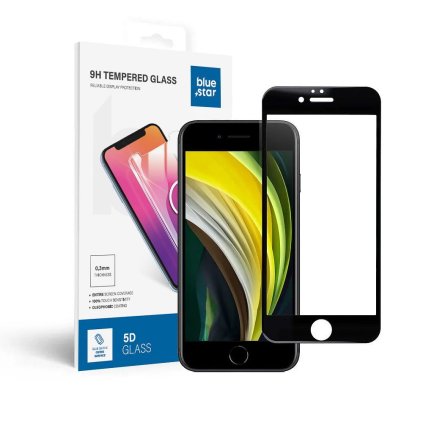 Tvrdené sklo 5D Blue Star - APP IPHONE 6  - okraj čierny