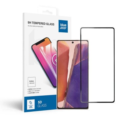 Tvrdené sklo 5D Blue Star - SAMSUNG Galaxy Note 20   - okraj čierny