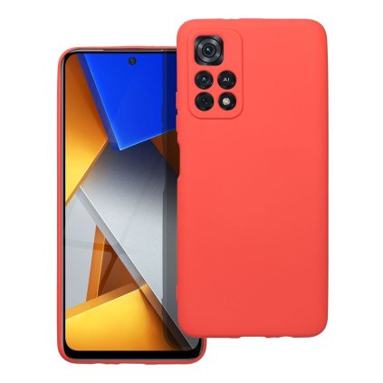 Moderný kryt SILICONE pre XIAOMI POCO M4 Pro 5G / Redmi Note 11T 5G / Redmi Note 11S 5G broskyňový