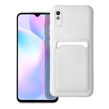 Puzdro CARD case pre XIAOMI Redmi 9A / 9AT biele