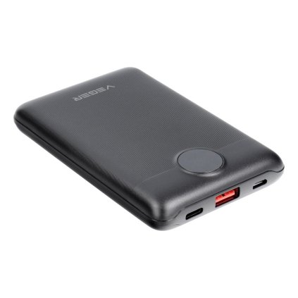 Powerbanka VEGER S11 - 10 000mAh s LCD Quick Charge PD 22,5W čierna