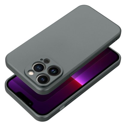 Elegantné puzdro METALLIC Case pre IPHONE 14 Pro šedé