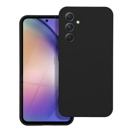 Moderný kryt SILICONE pre SAMSUNG A54 5G čierny