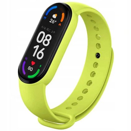 Remienok SPORT pre hodiny Xiaomi Mi Band 5 / 6 / 7 (zelený)