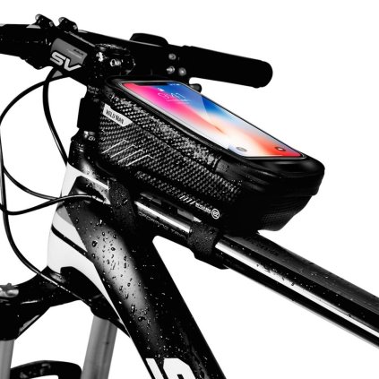 Taška na bicykel s držiakom na telefón na hornú časť rámu WILDMAN E2 1L 4