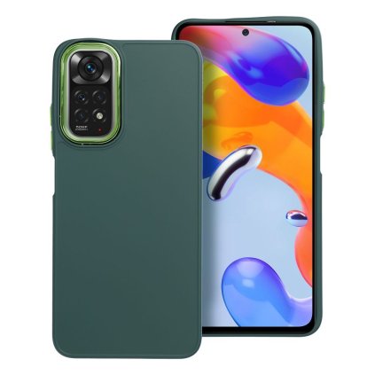 Štýlový kryt FRAME Case pre XIAOMI Redmi Note 11 / 11S zelený