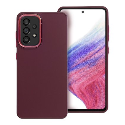 Štýlový kryt FRAME Case pre SAMSUNG A52 5G / A52 LTE ( 4G ) / A52s 5G fialový