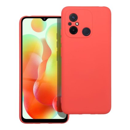 Moderný kryt SILICONE pre XIAOMI Redmi 12C broskyňový