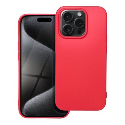 Puzdro Forcell SOFT pre IPHONE 15 Pro červené