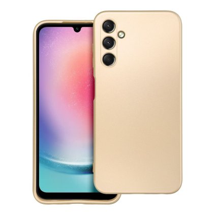 Elegantné puzdro METALLIC Case pre SAMSUNG A25 5G zlaté