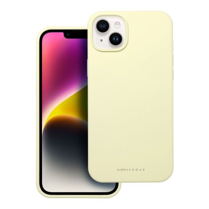 Kryt ROAR case CLOUD SKIN for IPHONE 14 Plus žltý