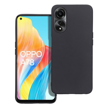 Kryt na telefón MATT case pre OPPO A78 4G čierny