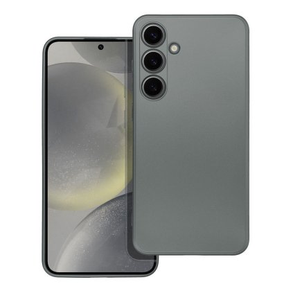 Elegantné puzdro METALLIC Case pre SAMSUNG S24 Plus šedé