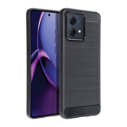 Puzdro CARBON pre MOTOROLA G84 čierne