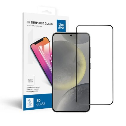 Tvrdené sklo 5D Blue Star - SAMSUNG Galaxy S24+   - okraj čierny