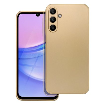 Elegantné puzdro METALLIC Case pre SAMSUNG A15 5G / A15 4G zlaté