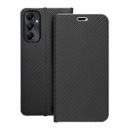 Puzdro LUNA Book Carbon pre SAMSUNG A05s čierne