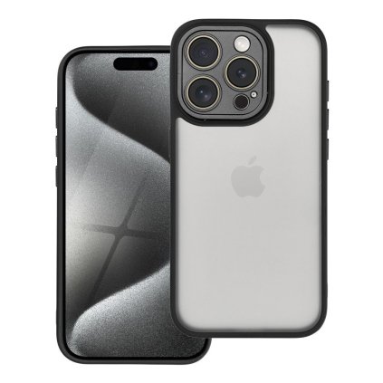 Farebný kryt VARIETE Case pre IPHONE 15 Pro čierny