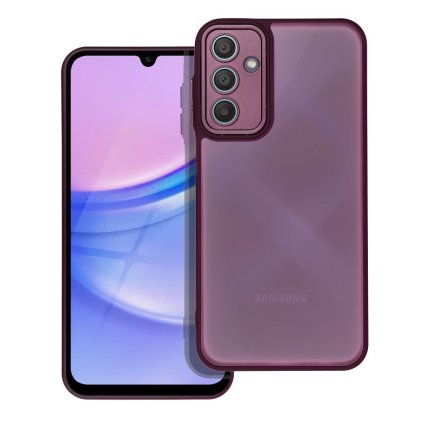 Farebný kryt VARIETE Case pre SAMSUNG A15 4G / A15 5G fialový