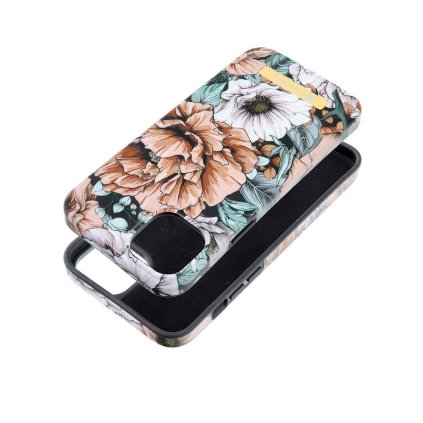 Kryt  F-PROTECT Mirage s MagSafe pre IPHONE 14 Plus kvetový vzor