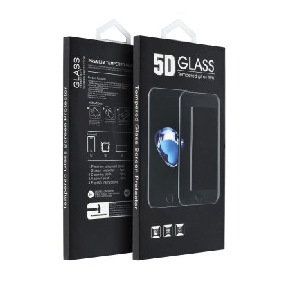 5D tvrdené sklo pre Xiaomi Redmi Note 13 Pro 5G - čierny okraj