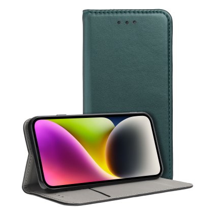 Obal SMART MAGNETO Book pre MOTOROLA EDGE 40 Neo tmavo zelený
