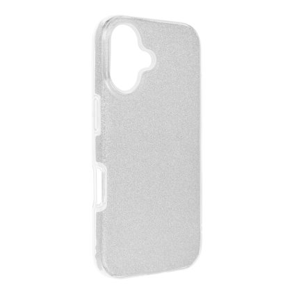 Kryt SHINING pre IPHONE 16 strieborný