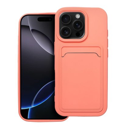 Puzdro CARD case pre IPHONE 16 Pro ružové