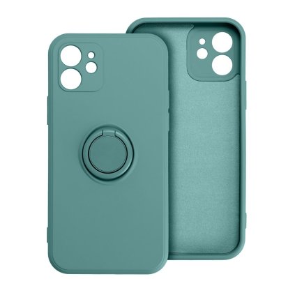 Puzdro SILICONE RING pre IPHONE 16 Pro zelené