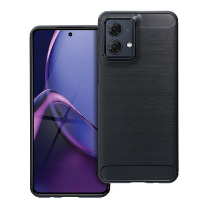 Puzdro CARBON pre MOTOROLA G55 5G čierne