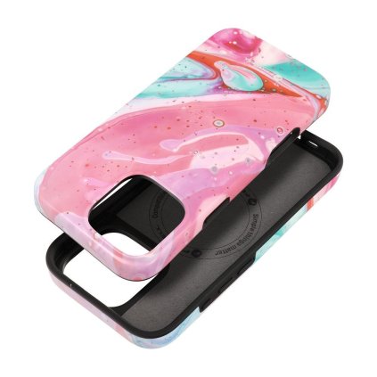 Kryt  F-PROTECT Mirage, Military Drop-Tested s MagSafe pre IPHONE 16 PRO MAX ružový mramor