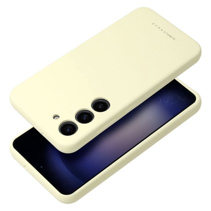Kryt ROAR case CLOUD SKIN for SAMSUNG A16 5G žltý