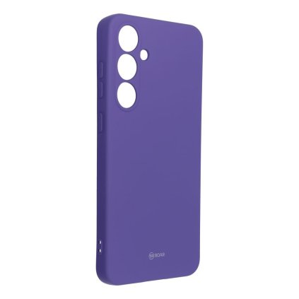 Puzdro ROAR case COLORFUL JELLY for SAMSUNG S24 FE fialové